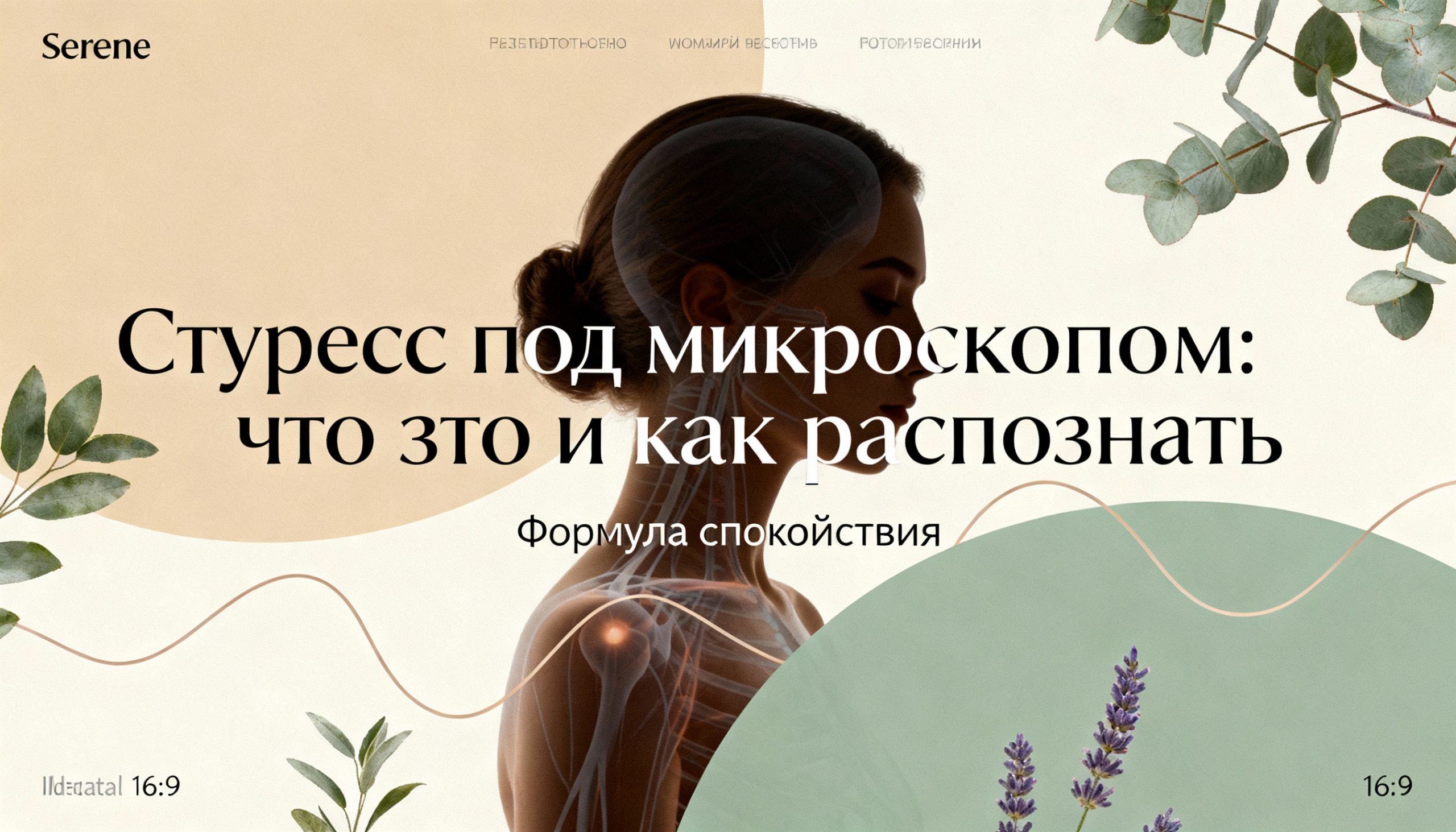 Стресс под микроскопом — обложка Формула спокойствия