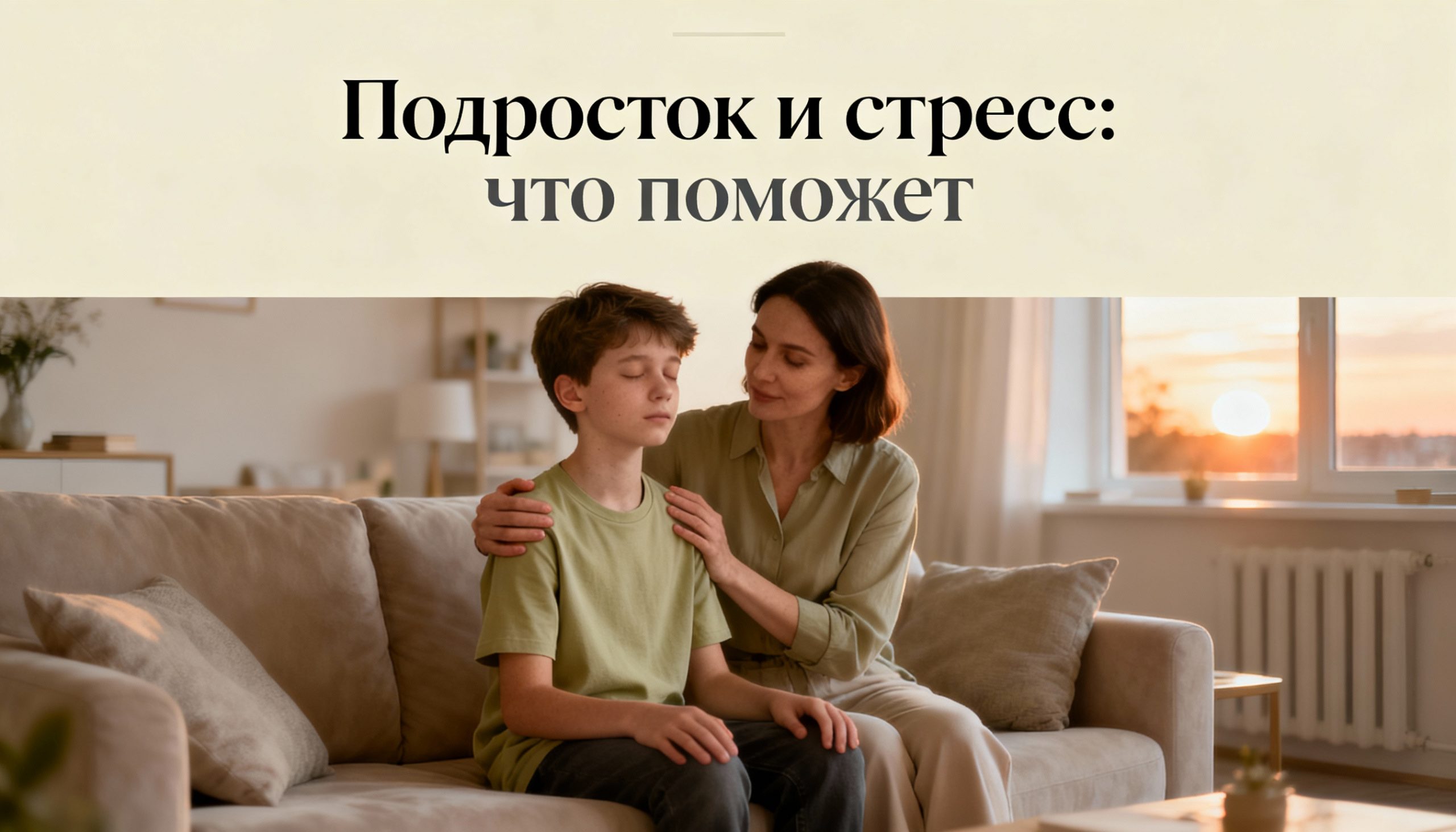 Подросток и стресс: что поможет — обложка